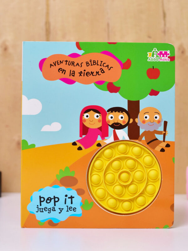 AVENTURAS BIBLICAS EN LA TIERRA POP IT COLECCIÓN LEE Y JUEGA