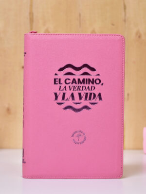BIBLIA TLA 066 EL CAMINO LA VERDAD Y LA VIDA ROSADO CANTO PLATA