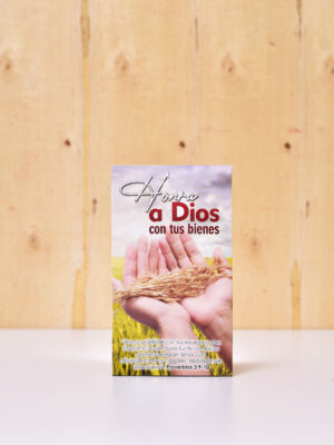 PAQUETE DE SOBRES X 40 PARA OFRENDA HONRA A DIOS CON TUS BIENES A COLOR