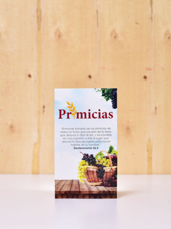 PAQUETE DE SOBRES X 40 PARA OFRENDA PRIMICIAS
