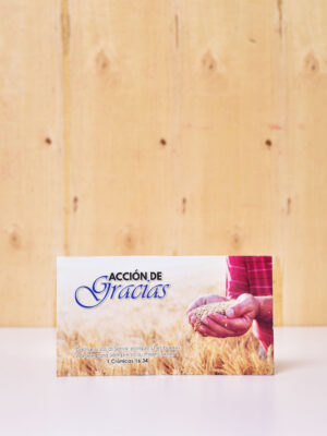 PAQUETE DE SOBRES X 40 PARA ACCION DE GRACIAS A COLOR