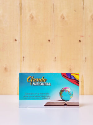 PAQUETE DE SOBRES X 40 PARA OFRENDA MISIONERA A COLOR