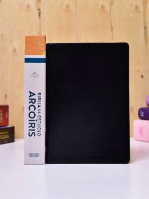 BIBLIA DE ESTUDIO RVR60 ARCOIRIS COLOR NEGRO SIMIL-PIEL