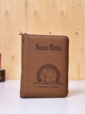 BIBLIA 025 CON HIMNARIO FLEXIBLE CAFE LADRILLO