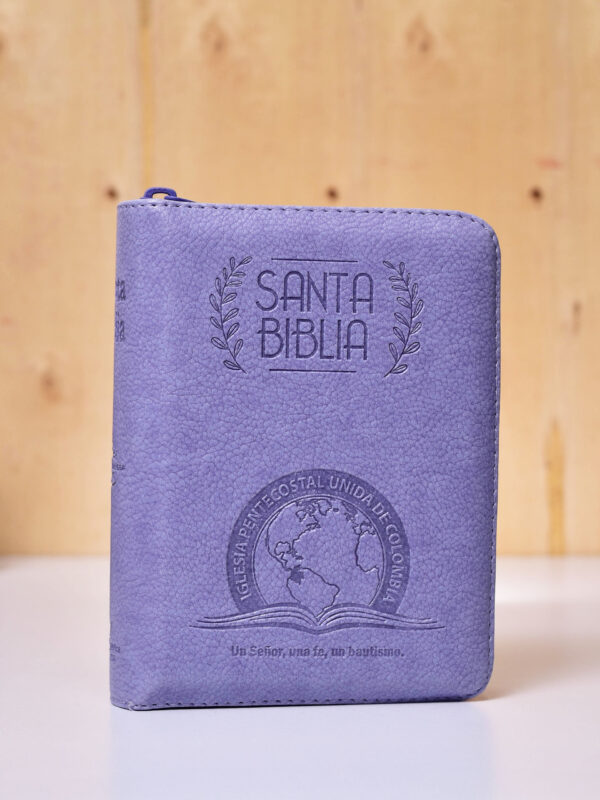 BIBLIA 025 CON HIMNARIO FLEXIBLE LILA