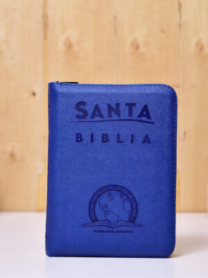 BIBLIA 045 CON HIMNARIO FLEXIBLE AZUL CLARO