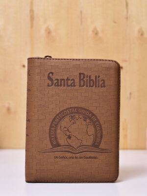 BIBLIA 045 CON HIMNARIO FLEXIBLE CAFE LADRILLO