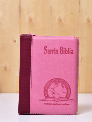 BIBLIA 045 CON HIMNARIO FLEXIBLE ROSA VINOTINTO