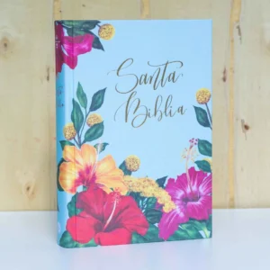 BIBLIA RVR 1960 EDICION ARTISTICA FLORAL TAPA DURA