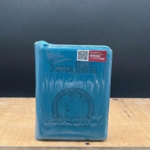BIBLIA 045 CON HIMNARIO FLEXIBLE - AGUAMARINA
