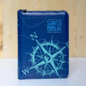 BIBLIA 025 COLOR AZUL CANTO AZUL