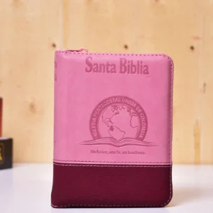 BIBLIA 025 CON HIMNARIO FLEXIBLE ROSADA VINOTINTO