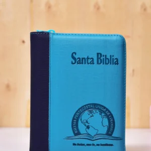 BIBLIA 045 CON HIMNARIO FLEXIBLE AGUAMARINA AZUL OSCURO