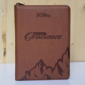 BIBLIA 055 ORACIONES COLOR CAFE