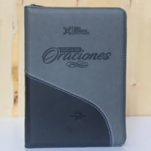 BIBLIA 055 ORACIONES COLOR GRIS NEGRO