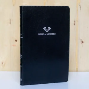 BIBLIA DEL MINISTRO 60 EDICION AMPLIADA NEGRO PIEL FABRICADA