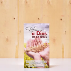 PQTE. DE SOBRES X 40 PARA OFRENDA HONRA A DIOS CON TUS BIENES A COLOR