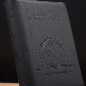BIBLIA 045 CON HIMNARIO FLEXIBLE NEGRA CANTO DORADO
