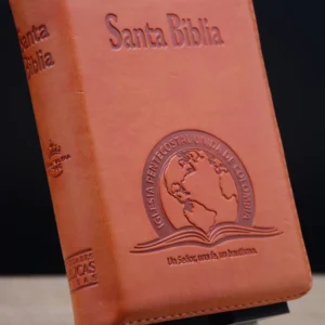 BIBLIA 025 CON HIMNARIO FLEXIBLE - NARANJA