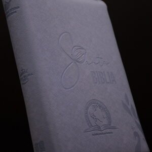 BIBLIA 085 CON HIMNARIO E INDICE FLEXIBLE AZUL CLARO