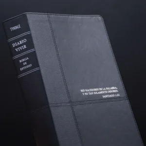BIBLIA DE ESTUDIO DIARIO VIVIR 1960 SENTIPIEL NEGRO ONICE