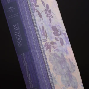 BIBLIA DE ESTUDIO PARA MUJERES AZUL FLOREADO