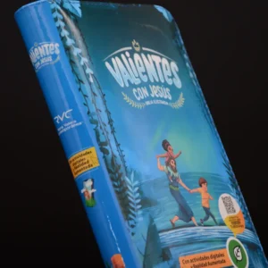 BIBLIA RVC 062 VALIENTES CON JESUS AZUL
