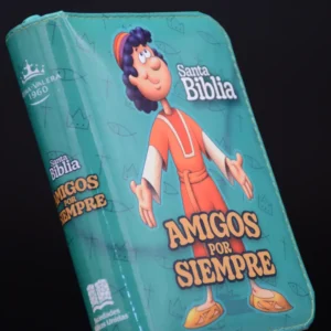 BIBLIA AMIGOS POR SIEMPRE VERDE CIERRE RVR 60