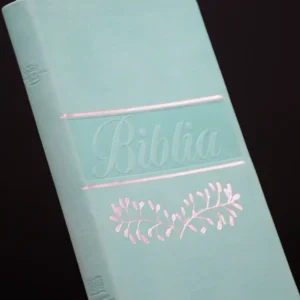 BIBLIA 065 TIPO AGENDA LM COLOR VERDE MENTA CANTO PINTADO