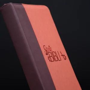 BIBLIA 086 NARANJO VINO CANTO BLANCO CIERRE QR