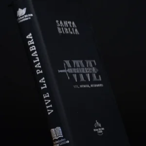 B. RVR60 066 VIVE LA PALABRA NEGRO CANTO PLATA