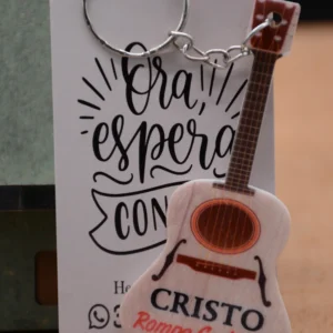 LLAVERO IMPRESO BAJO - GUITARRA