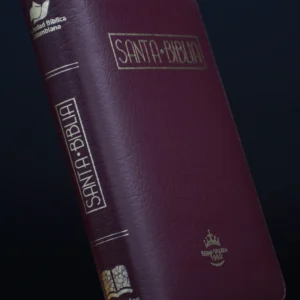 BIBLIA 065 ACOLCHADA VINOTINTO CANTO BLANCO O PINTADO