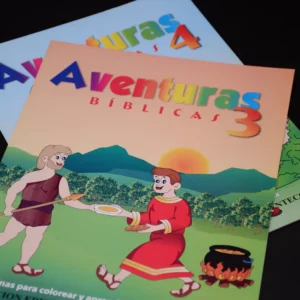 AVENTURAS BIBLICAS PARA COLOREAR 3 Y 4