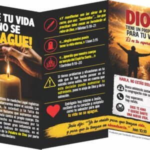 TRATADO QUÉ TU VIDA NO SE APAGUE PLEGABLE