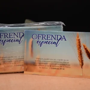 PQTE. DE SOBRES X 40 PARA OFRENDA ESPECIAL A COLOR